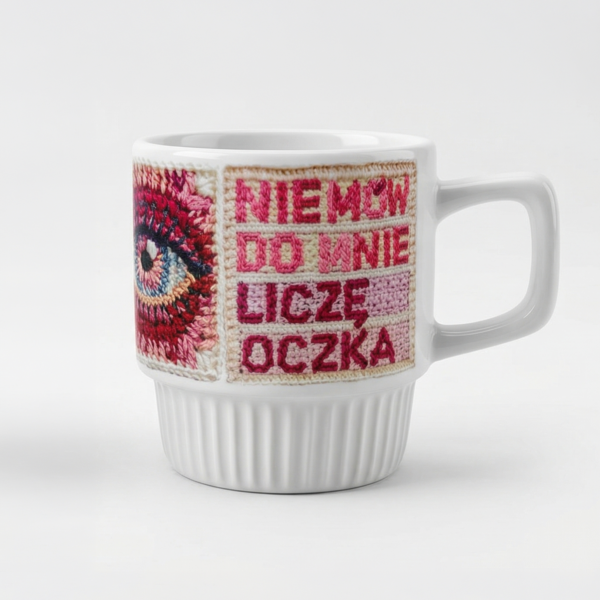 Kubek dla dziewiarki "Liczę oczka"