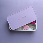 Organizer dziewiarski Ribelle box - Jagodowa pianka